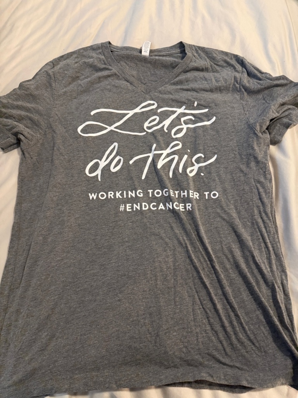 Kendra Scott “Let's Do This” Gray Graphic Tee